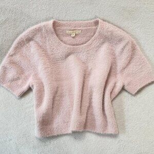 light pink blair waldorf inspired sweater from Pacsun LA Hearts
